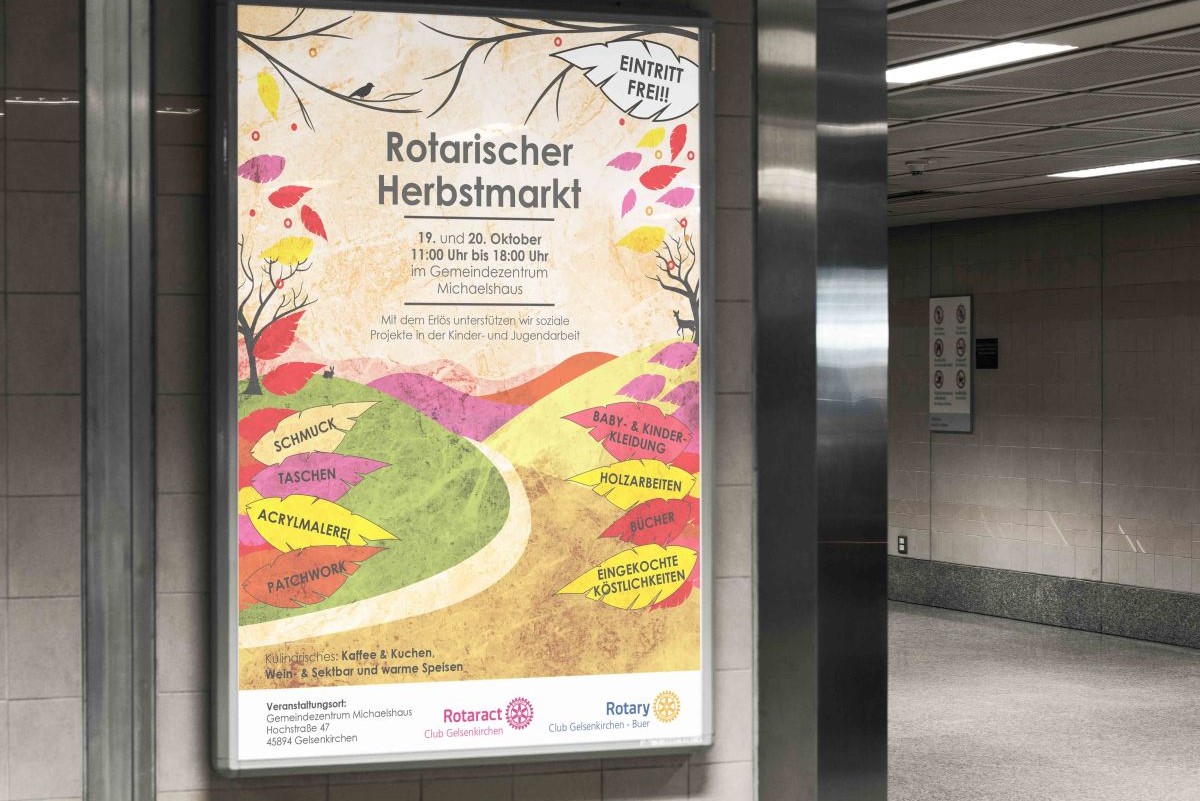 Plakat Rotarischer Herbstmarkt