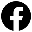 Facebook Icon in schwarz